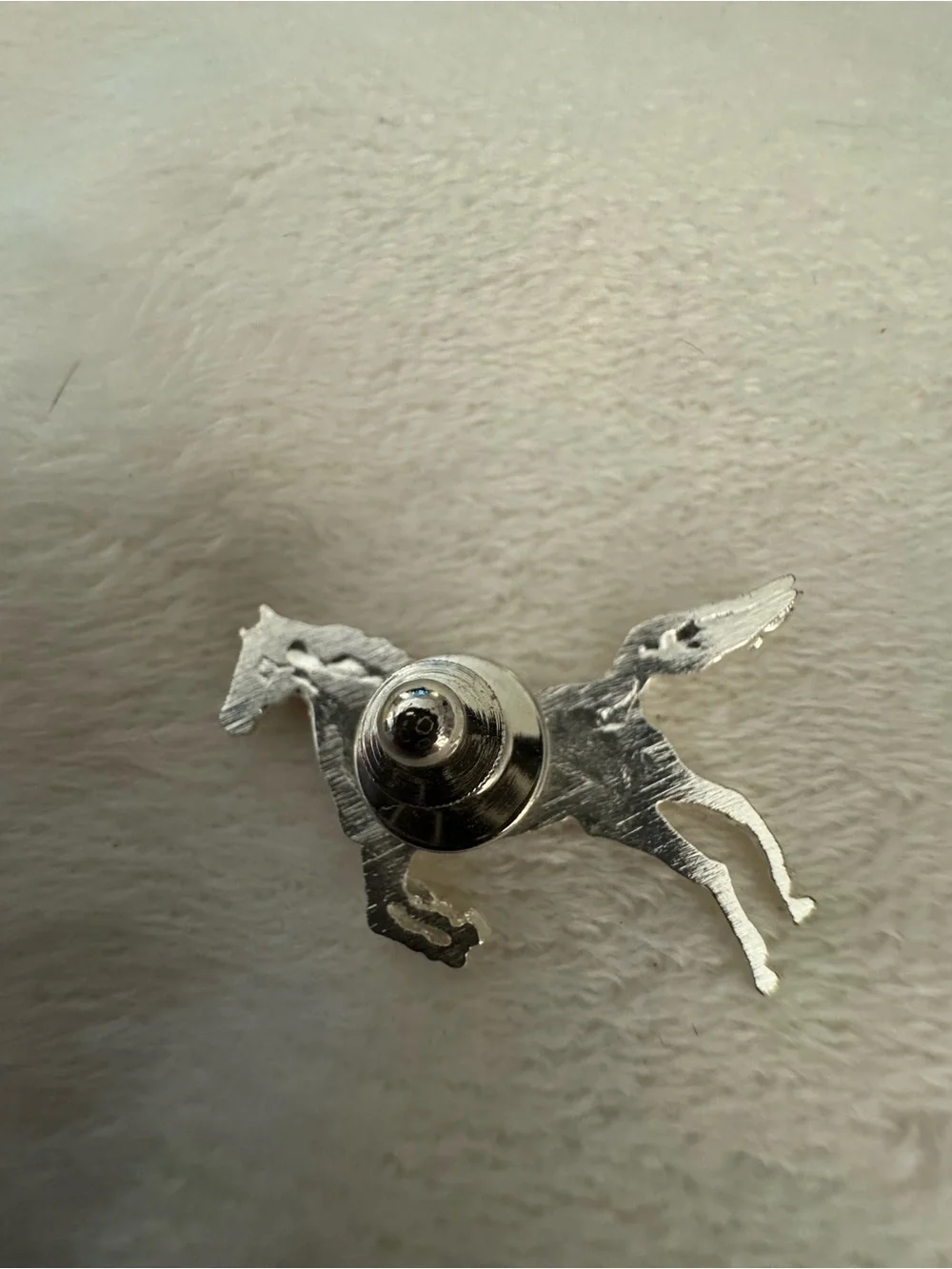 Silver Horse Brooch Pin - Unbranded